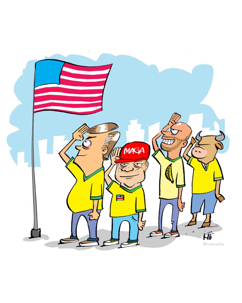 Estados Unidos acima de tudo, Trump acima de todos&nbsp;🤡