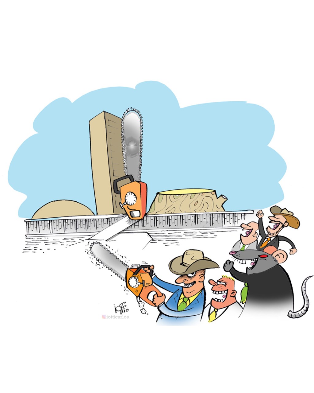 A BANCADA DA DESTRUIÇÃO EM&nbsp;AÇÃO